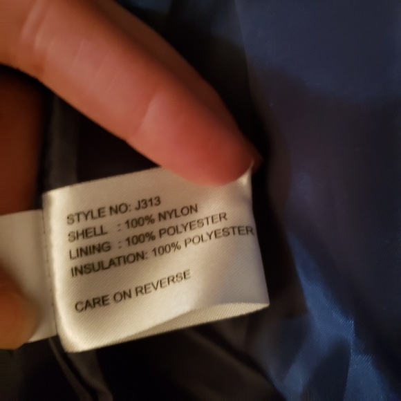 Port Authority Men's Mission Puffy Blue Jacket M - Picture 5 of 7